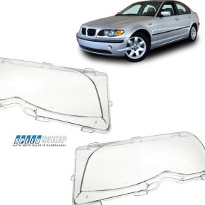 BMW 3 (E46) priekinių žibintų stiklai